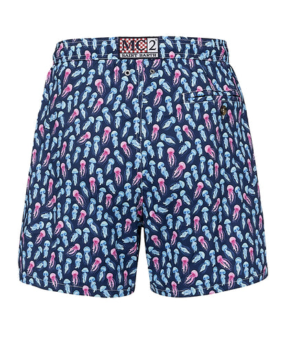 Mc2 Saint Barth Boxer Da Mare Jelly Fish Neon 61 Comfort Light Blu