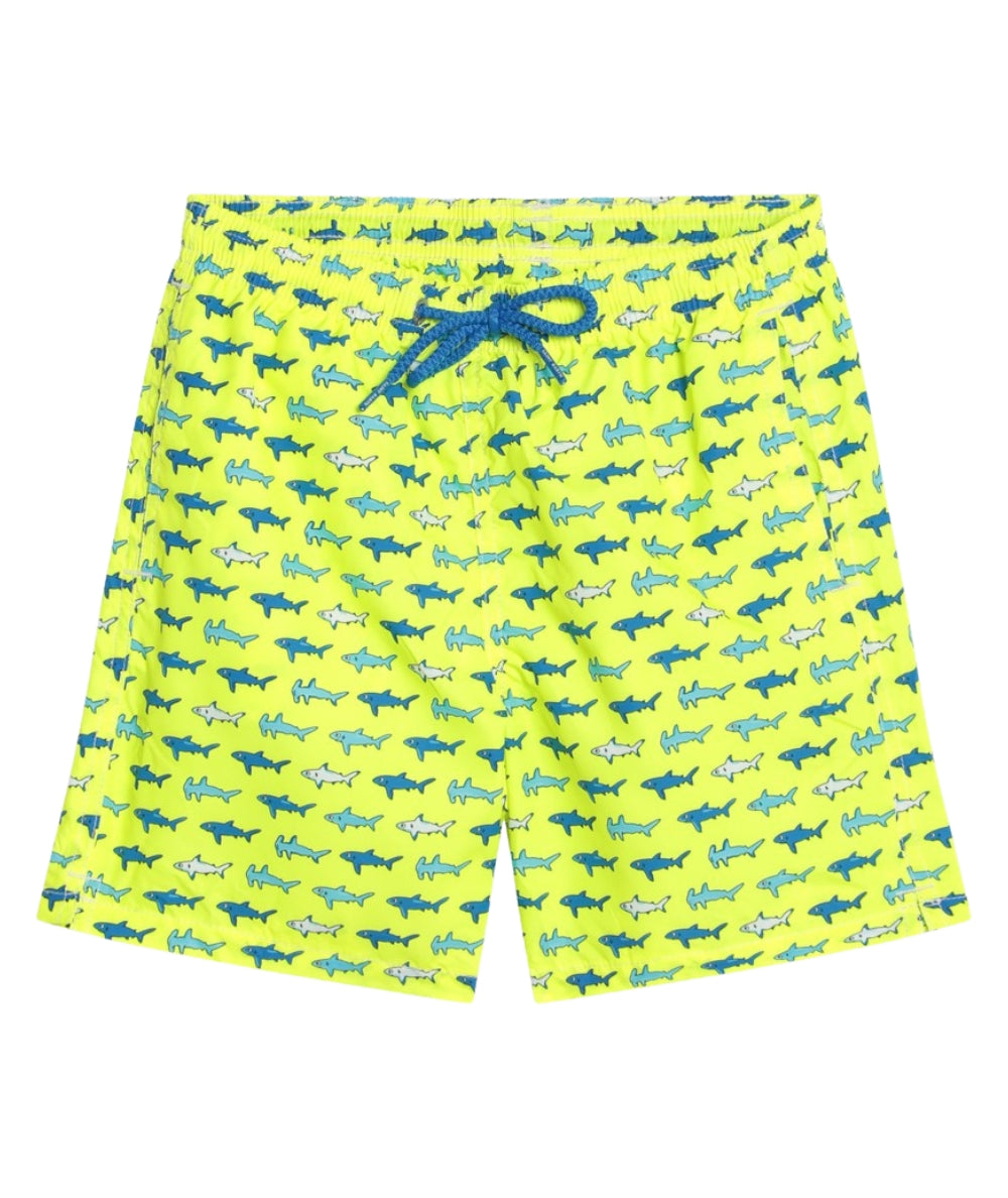 Mc2 Saint Barth Boxer da Mare con Coulisse Jean Lighting Shark Giallo