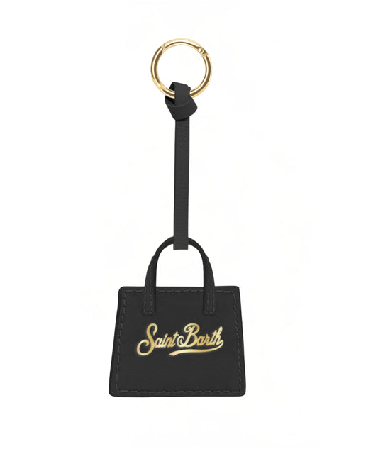 Mc2 Saint Barth Charm in Pelle Borsa Nera BCHARM01 Nero