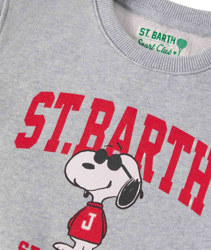 Mc2 Saint Barth Felpa Girocollo Snoopy HUTTON N Grigio