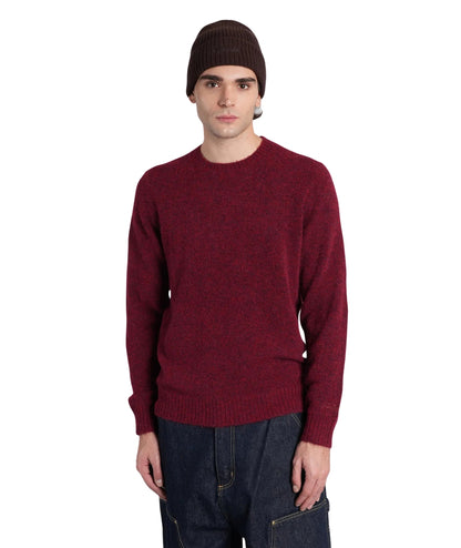 Mc2 Saint Barth Maglione Girocollo REGENT ALPACA REGE006 Bordeaux