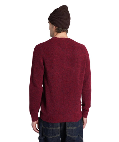 Mc2 Saint Barth Maglione Girocollo REGENT ALPACA REGE006 Bordeaux