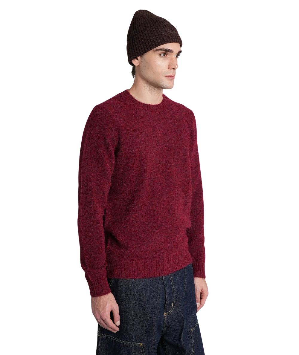 Mc2 Saint Barth Maglione Girocollo REGENT ALPACA REGE006 Bordeaux