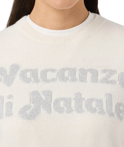 Mc2 Saint Barth Maglione Vacanze di Natale NEW QUEEN Bianco