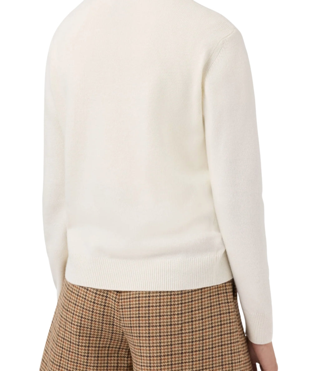 Mc2 Saint Barth Maglione Vacanze di Natale NEW QUEEN Bianco