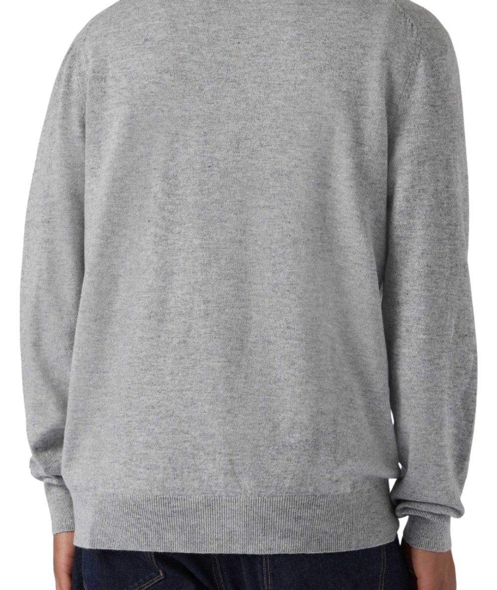 Mc2 Saint Barth Maglione con Ricami HERON LIGHT EMBRY Grigio