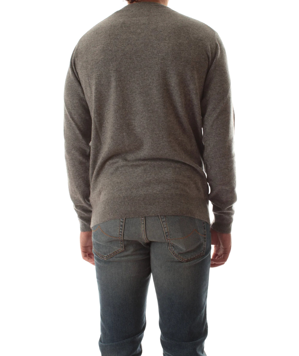 Mc2 Saint Barth Maglione in Lana e Cashmere HERON LIGHT Grigio