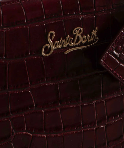 Mc2 Saint Barth Shop Bag Mini Stampa Cocco SHBM0002 Bordeaux