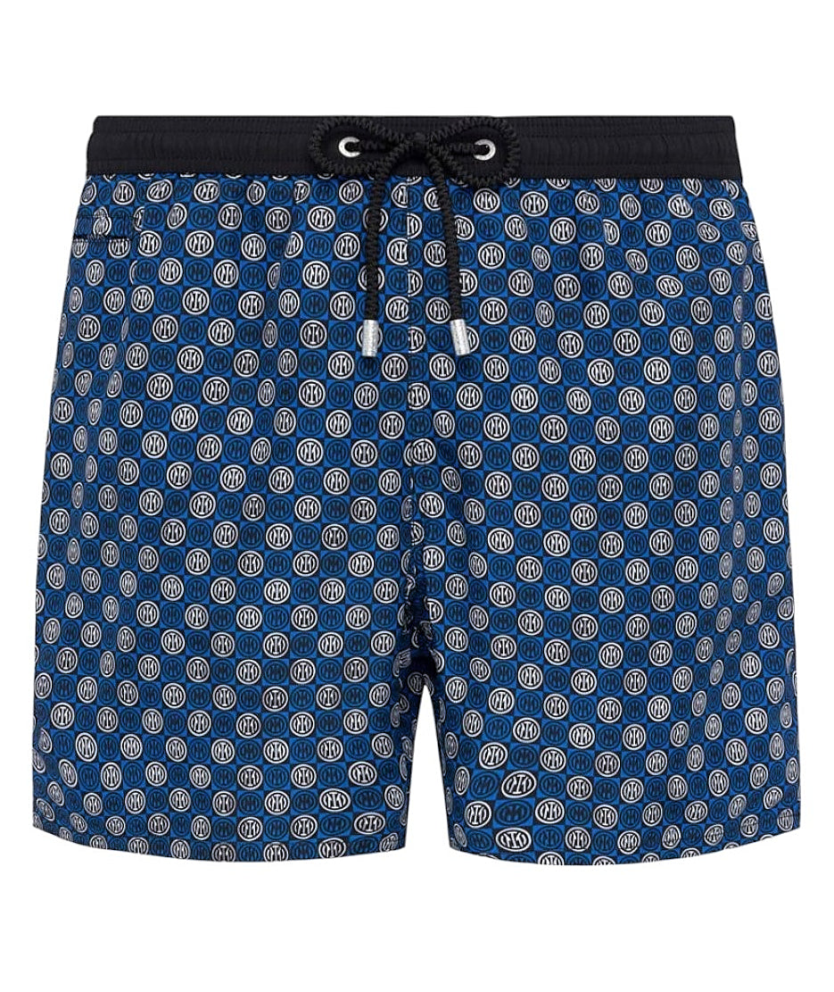 Mc2 Saint Barth Swim Shorts Lighting Micro Fantasy Inter Blu