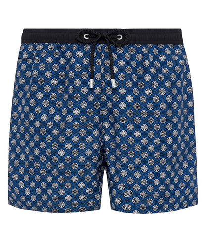 Mc2 Saint Barth Swim Shorts Lighting Micro Fantasy Inter Blu