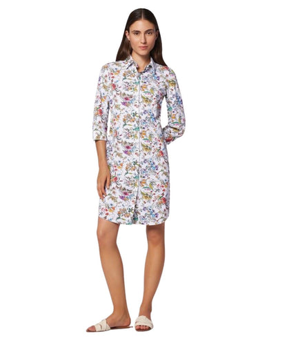Mondrian Venezia by Camicetta Snob Abito in Jersey Tecnico Stretch a Fantasia Floreale