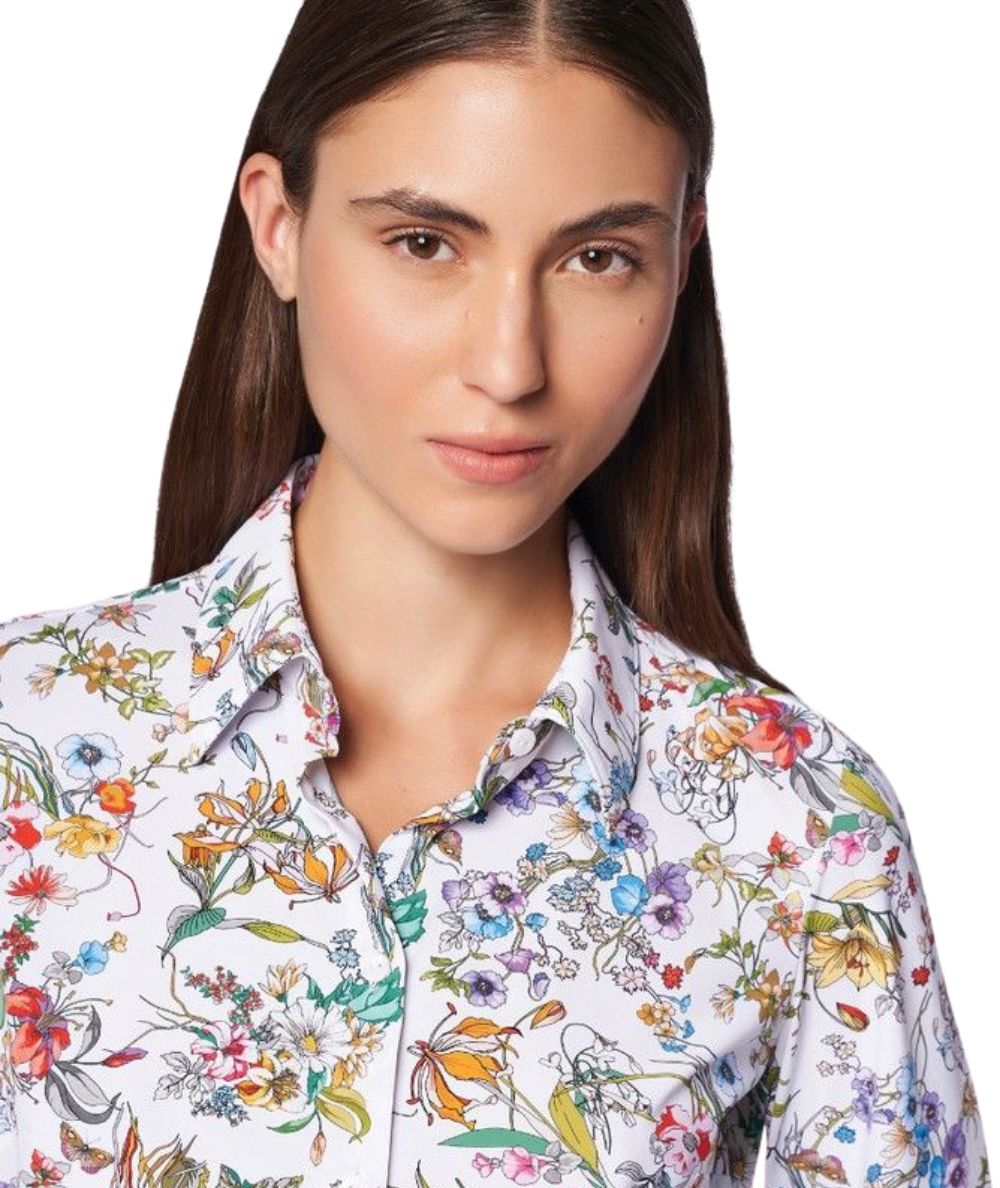 Mondrian Venezia by Camicetta Snob Abito in Jersey Tecnico Stretch a Fantasia Floreale