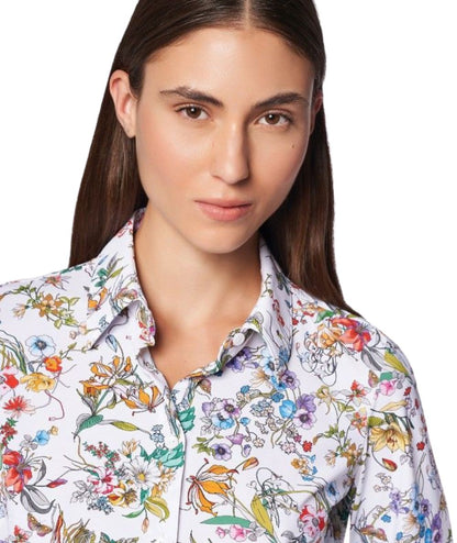 Mondrian Venezia by Camicetta Snob Abito in Jersey Tecnico Stretch a Fantasia Floreale