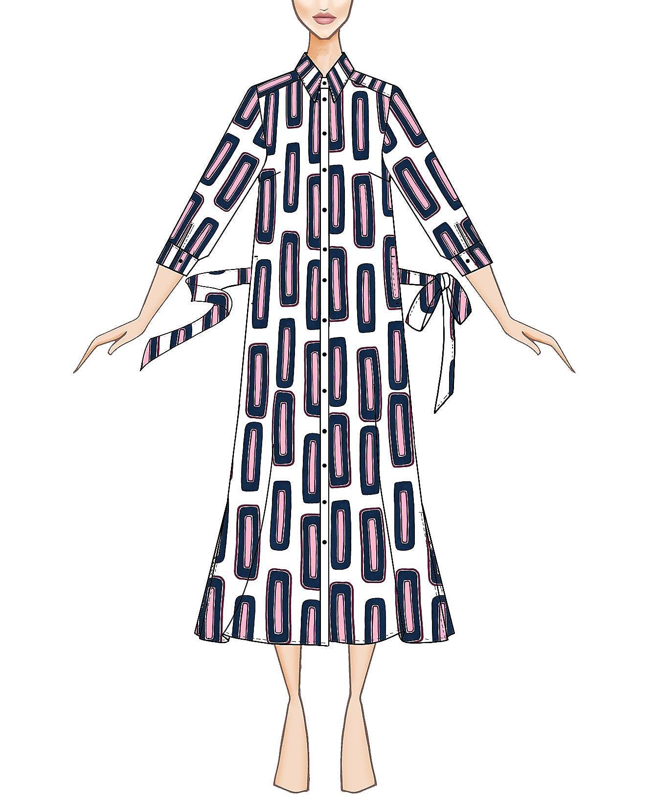 Mondrian Venezia by Camicetta Snob Abito in Popeline di Cotone 41384/909/726