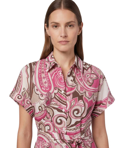 Mondrian Venezia Abito Lungo a Chemisier 41495 617 Rosa