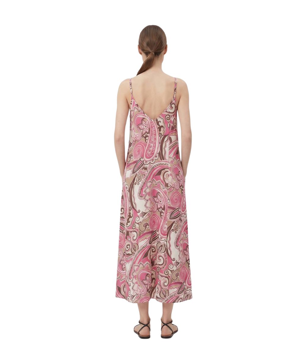 Mondrian Venezia Abito a Sottoveste in Viscosa Fantasia Paisley 41470 603 Rosa