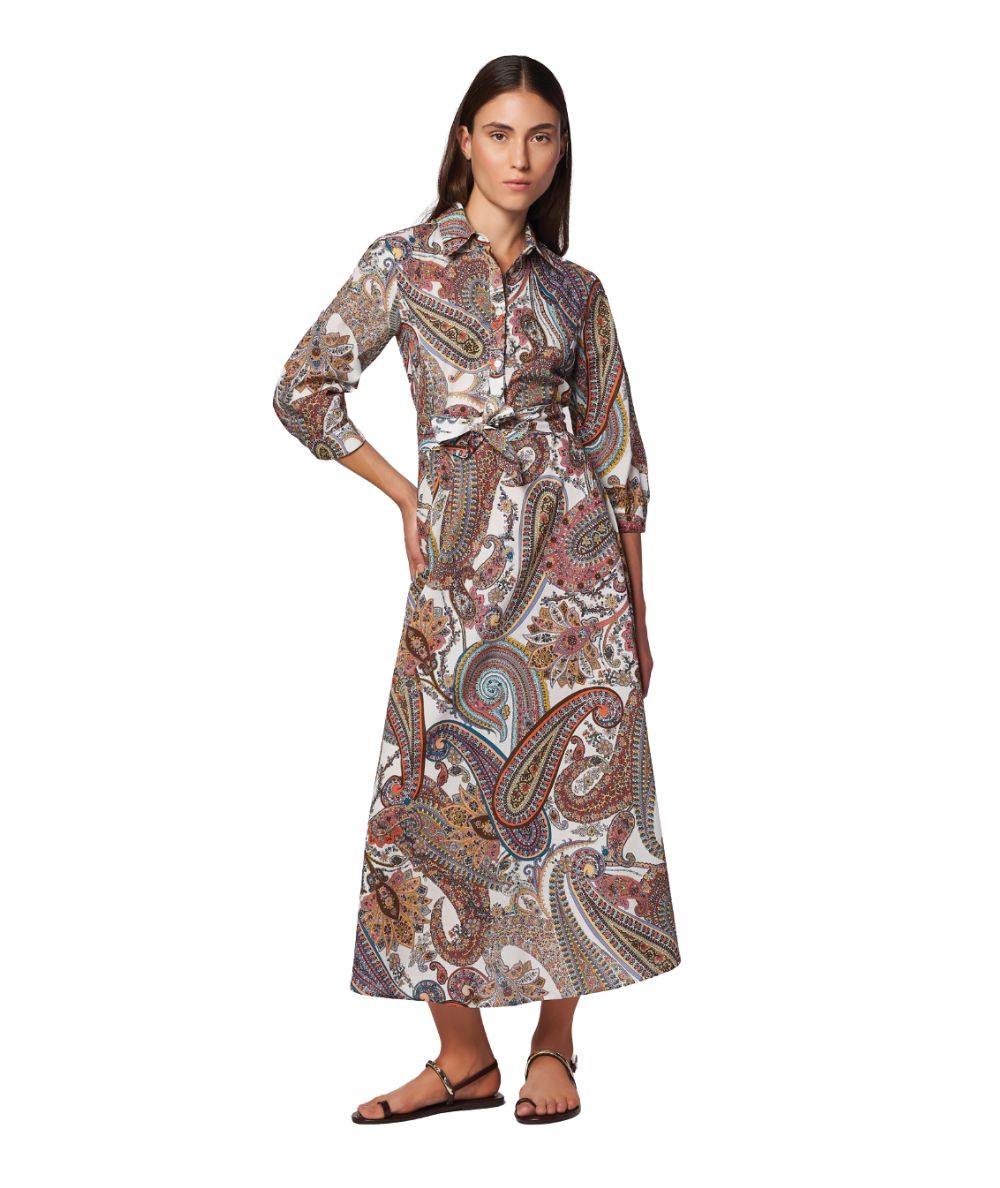 Mondrian Venezia Abito in Mussola di Cotone 41493 611 Multicolore