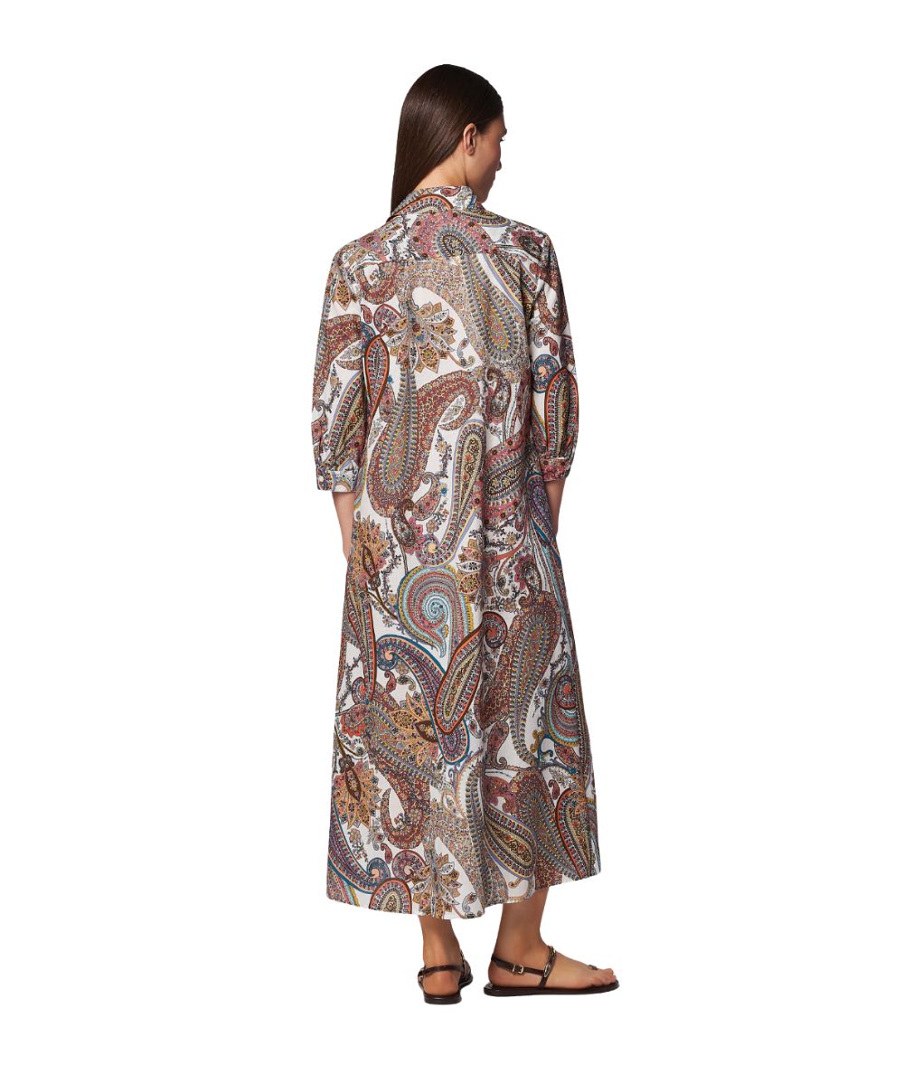 Mondrian Venezia Abito in Mussola di Cotone 41493 611 Multicolore