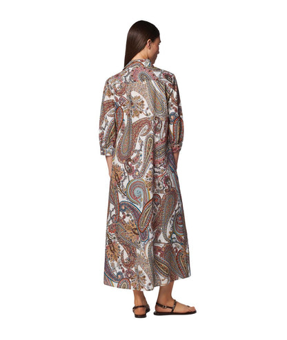 Mondrian Venezia Abito in Mussola di Cotone 41493 611 Multicolore