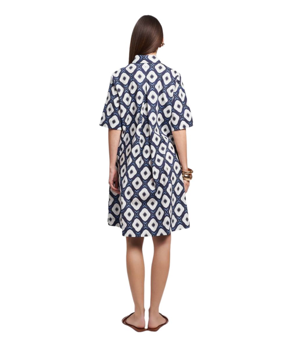 Mondrian Venezia Abito in Popeline di Cotone 41499 605 Multicolore 