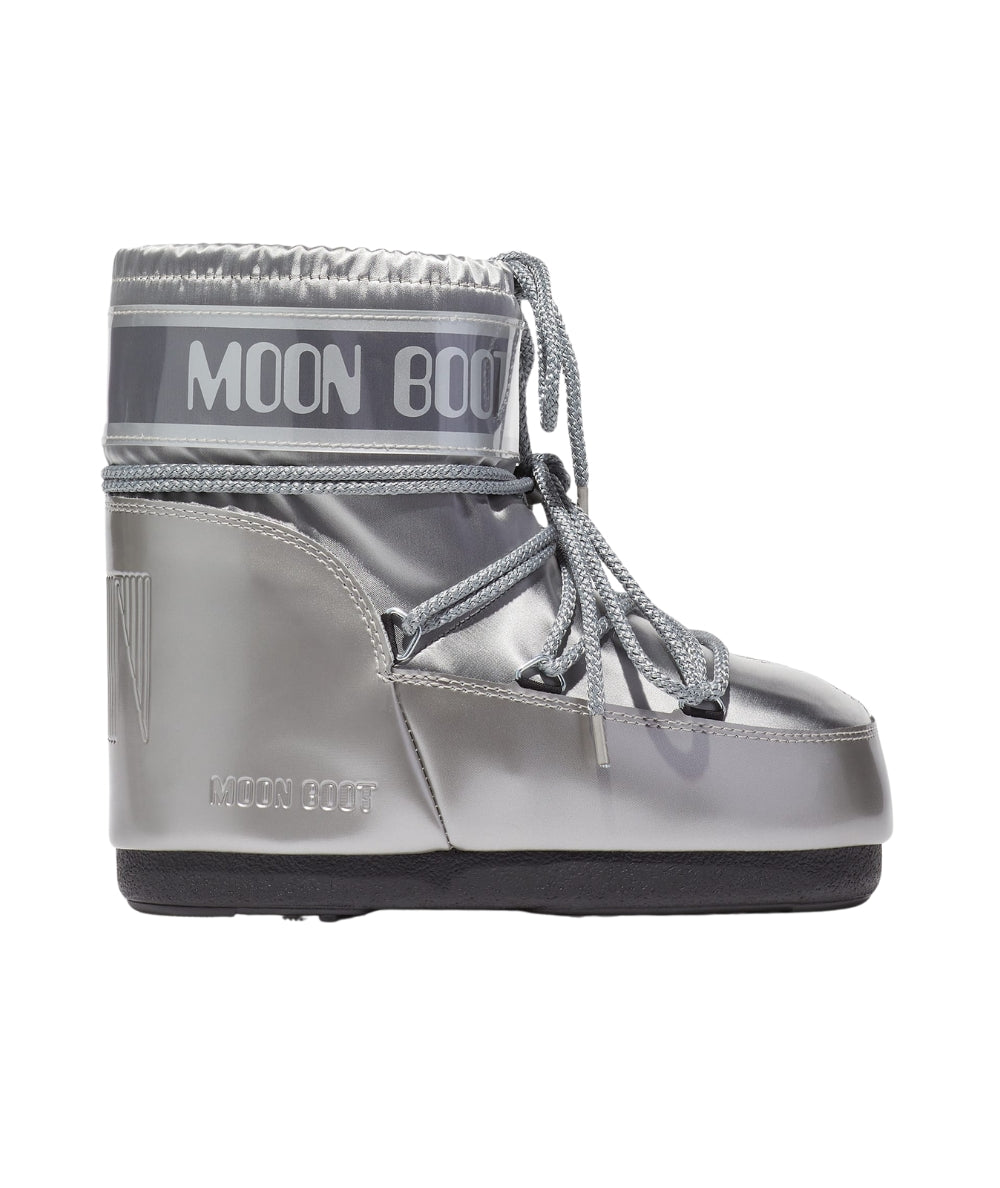 Moon Boot Stivale Icon Low Glance Silver 80D1409350 Argento