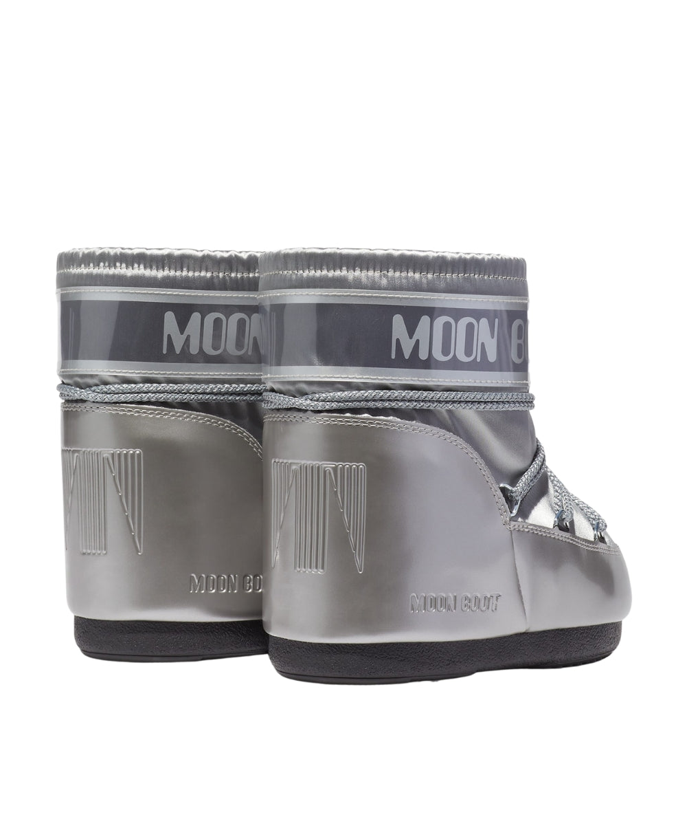 Moon Boot Stivale Icon Low Glance Silver 80D1409350 Argento