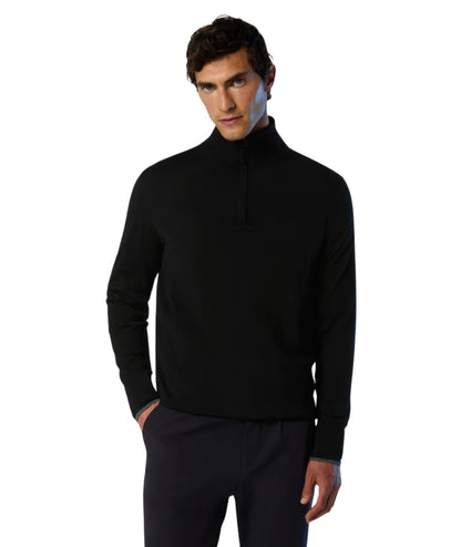 NORTH SAILS Dolcevita con Mezza Zip 699219.000 Nero