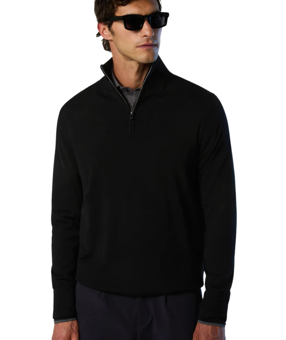 NORTH SAILS Dolcevita con Mezza Zip 699219.000 Nero