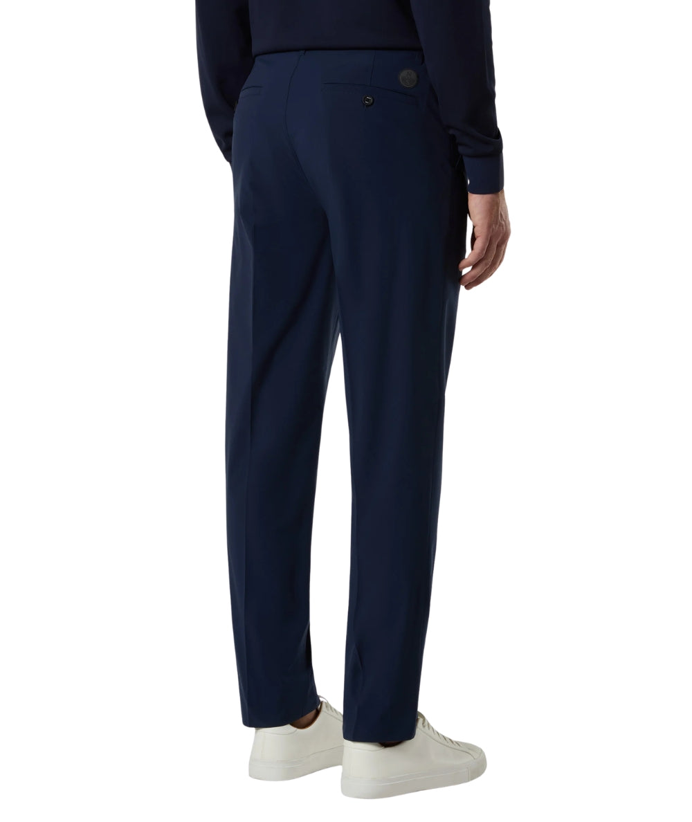 NORTH SAILS Pantalone con Tasche in Solotex Chino Defender 673094_000 Blu Navy