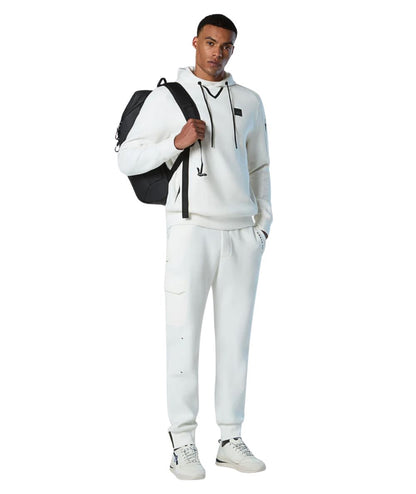 North Sails Felpa con Cappuccio 691099.000 Bianco