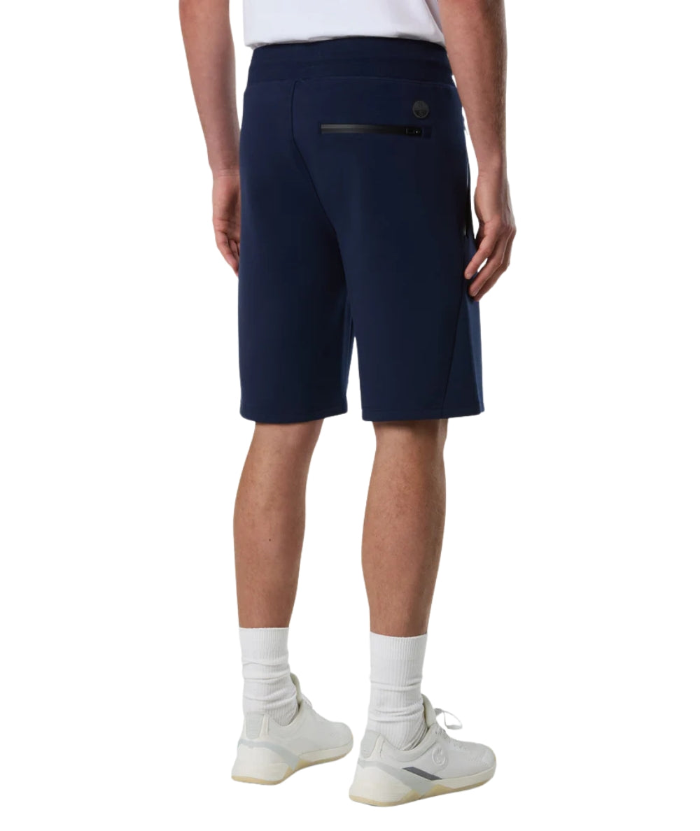 North Sails Bermuda con Tasche in Felpa 673254_000 Blu Navy
