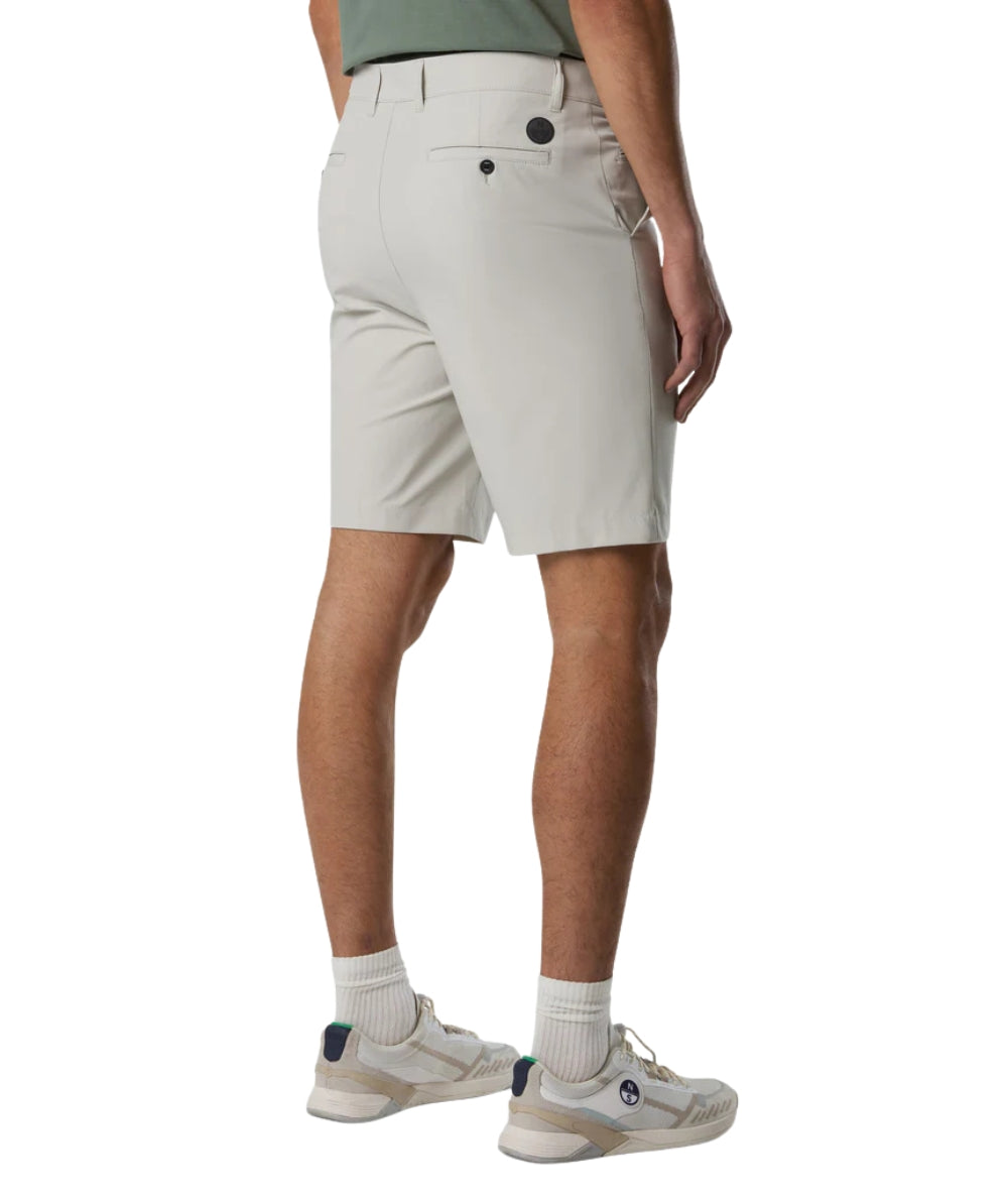 North Sails Bermuda con Tasche in Nylon Chino 673420_000 Grigio
