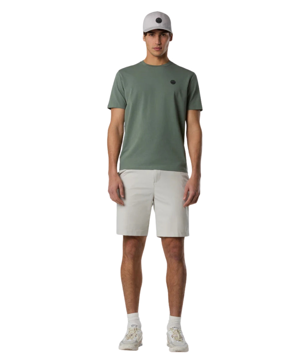 North Sails Bermuda con Tasche in Nylon Chino 673420_000 Grigio