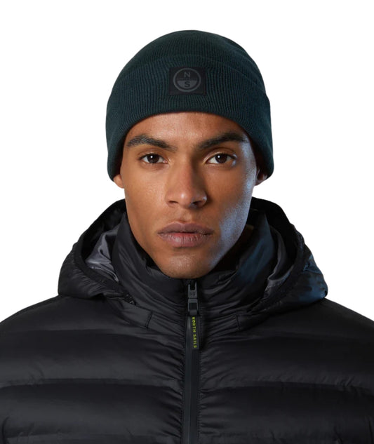North Sails Berretto con Patch 623350.000 Verde Scuro