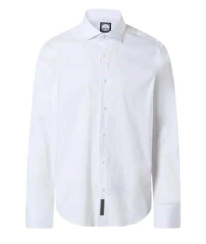 North Sails Camicia in Popeline Stretch 664414.000 Bianco
