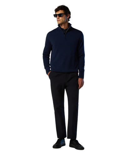 North Sails Dolcevita con Mezza Zip 699219.000 Blu Navy