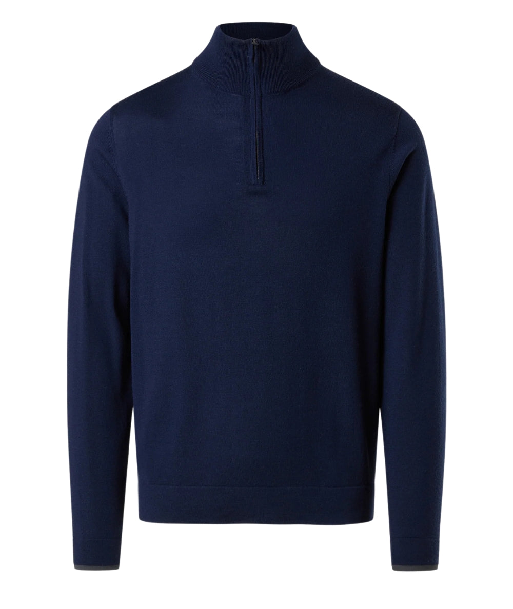 North Sails Dolcevita con Mezza Zip 699219.000 Blu Navy