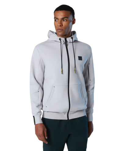 North Sails Felpa con Cappuccio e Zip 691097.000 Grigio