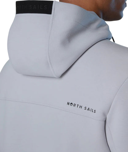 North Sails Felpa con Cappuccio e Zip 691097.000 Grigio