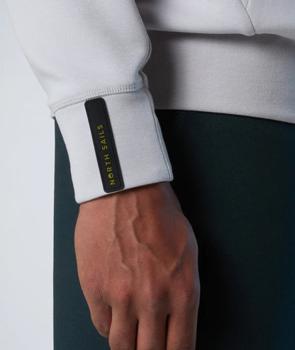 North Sails Felpa con Cappuccio e Zip 691097.000 Grigio