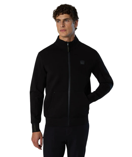 North Sails Felpa con Zip 691095.000 Nero