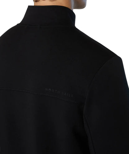 North Sails Felpa con Zip 691095.000 Nero