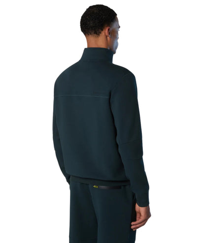 North Sails Felpa con Zip 691095.000 Verde Scuro