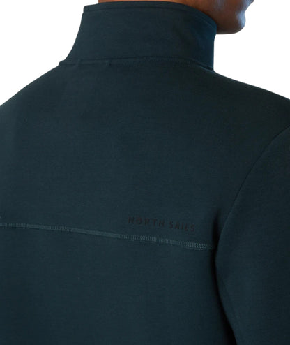 North Sails Felpa con Zip 691095.000 Verde Scuro