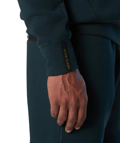 North Sails Felpa con Zip 691095.000 Verde Scuro