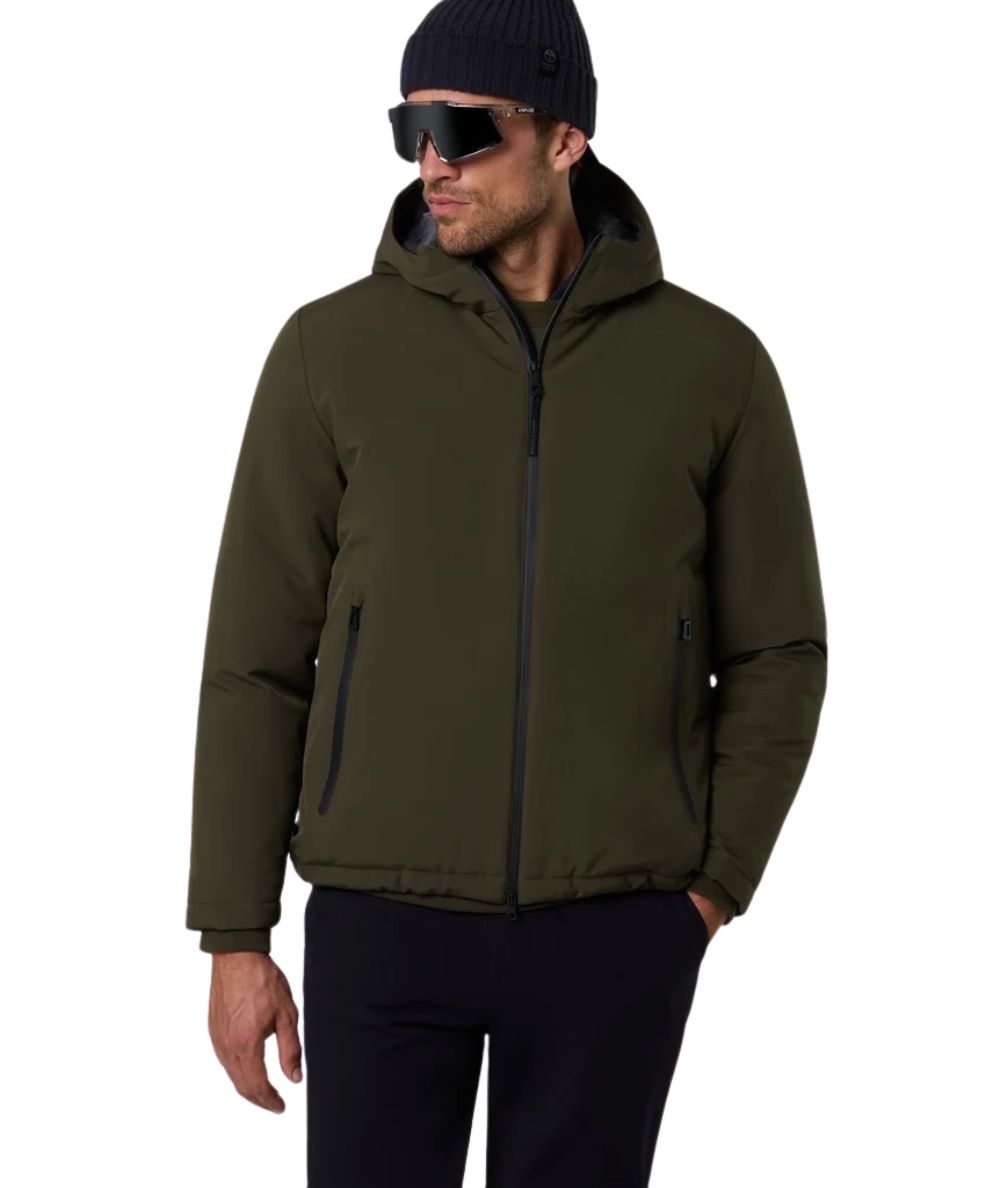 North Sails Giacca Hobart in Softshell 603445_000 Verde Scuro