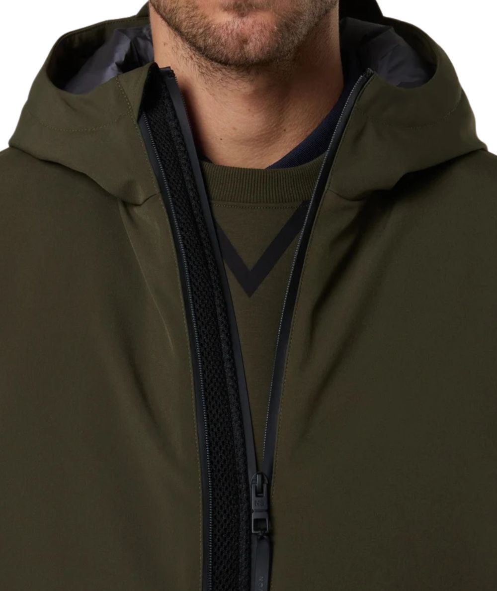 North Sails Giacca Hobart in Softshell 603445_000 Verde Scuro