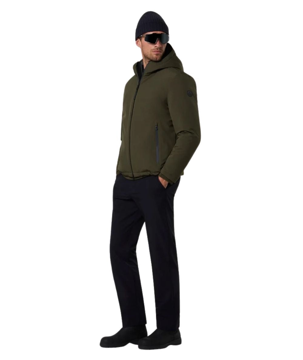 North Sails Giacca Hobart in Softshell 603445_000 Verde Scuro