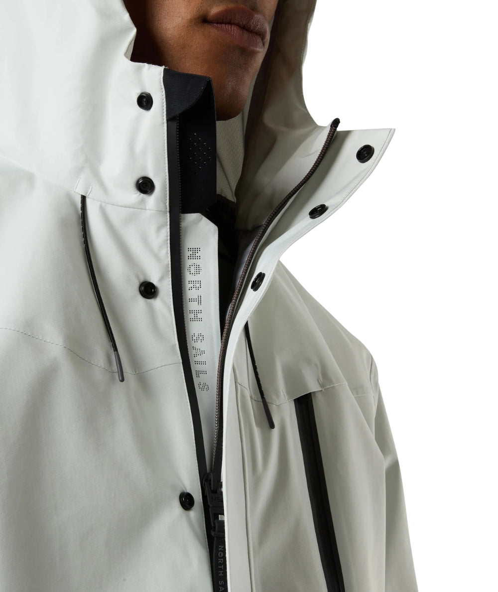 North Sails Giacca con Tasche Edge Tech Sailor 603406_000 Bianco 