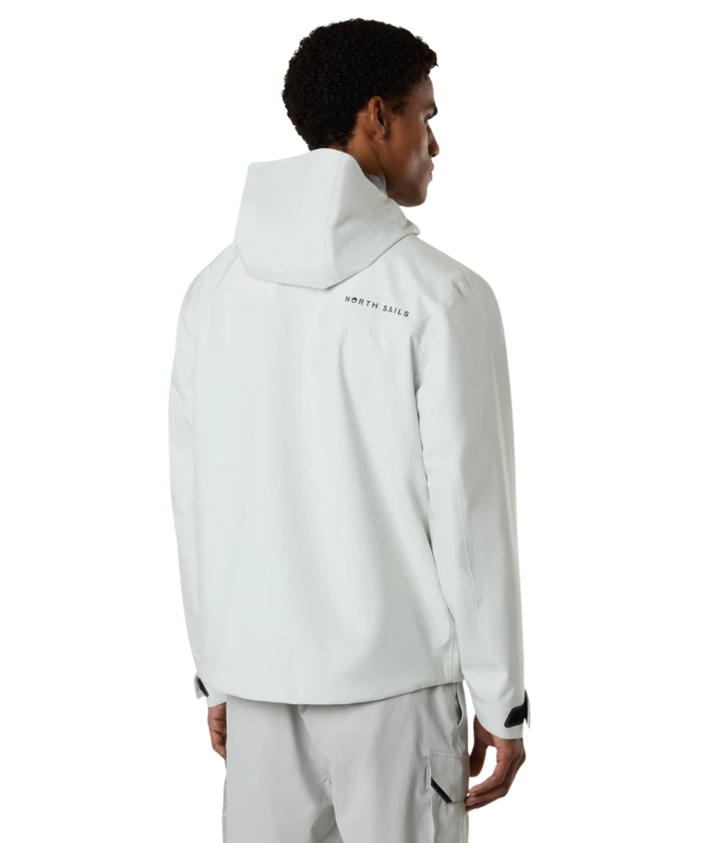 North Sails Giacca con Tasche Edge Tech Sailor 603406_000 Bianco 
